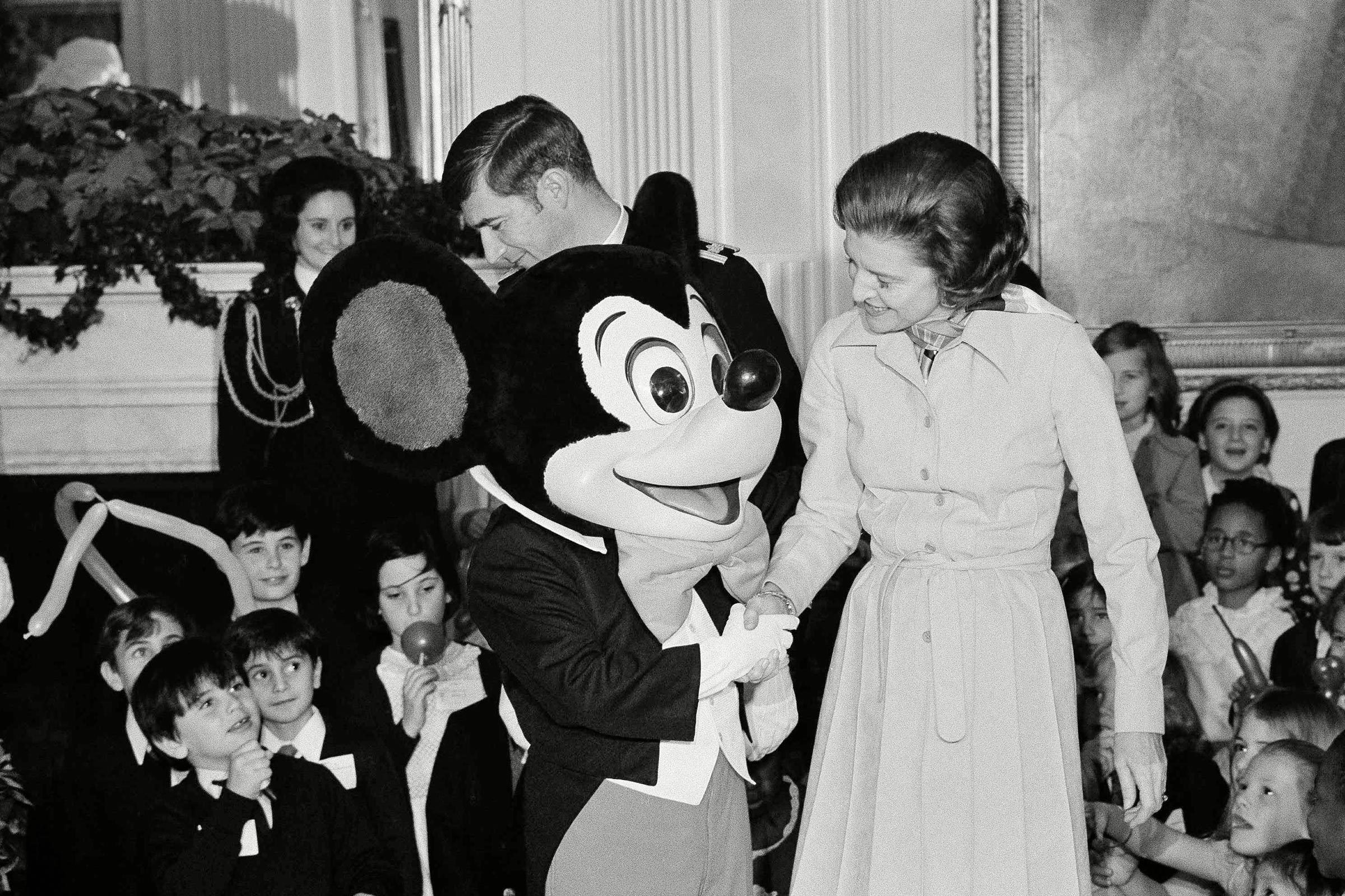 Betty Ford and Mickey