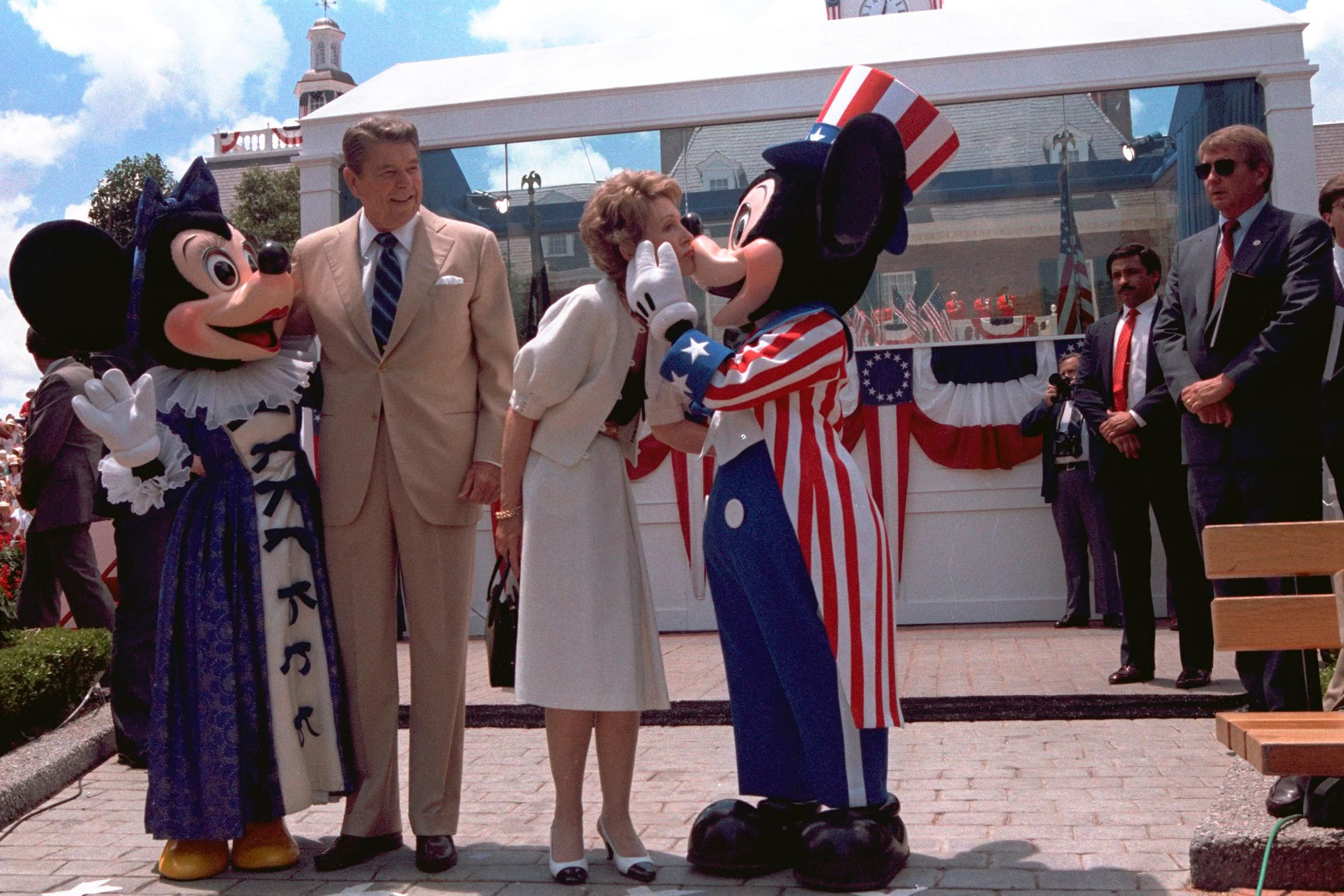 Mickey and Reagans