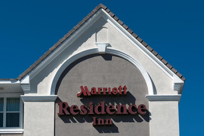Las Vegas, NV / USA - March 15, 2019: Signage is displayed outside of a Residence Inn by Marriott hotel in Las Vegas, Nevada.