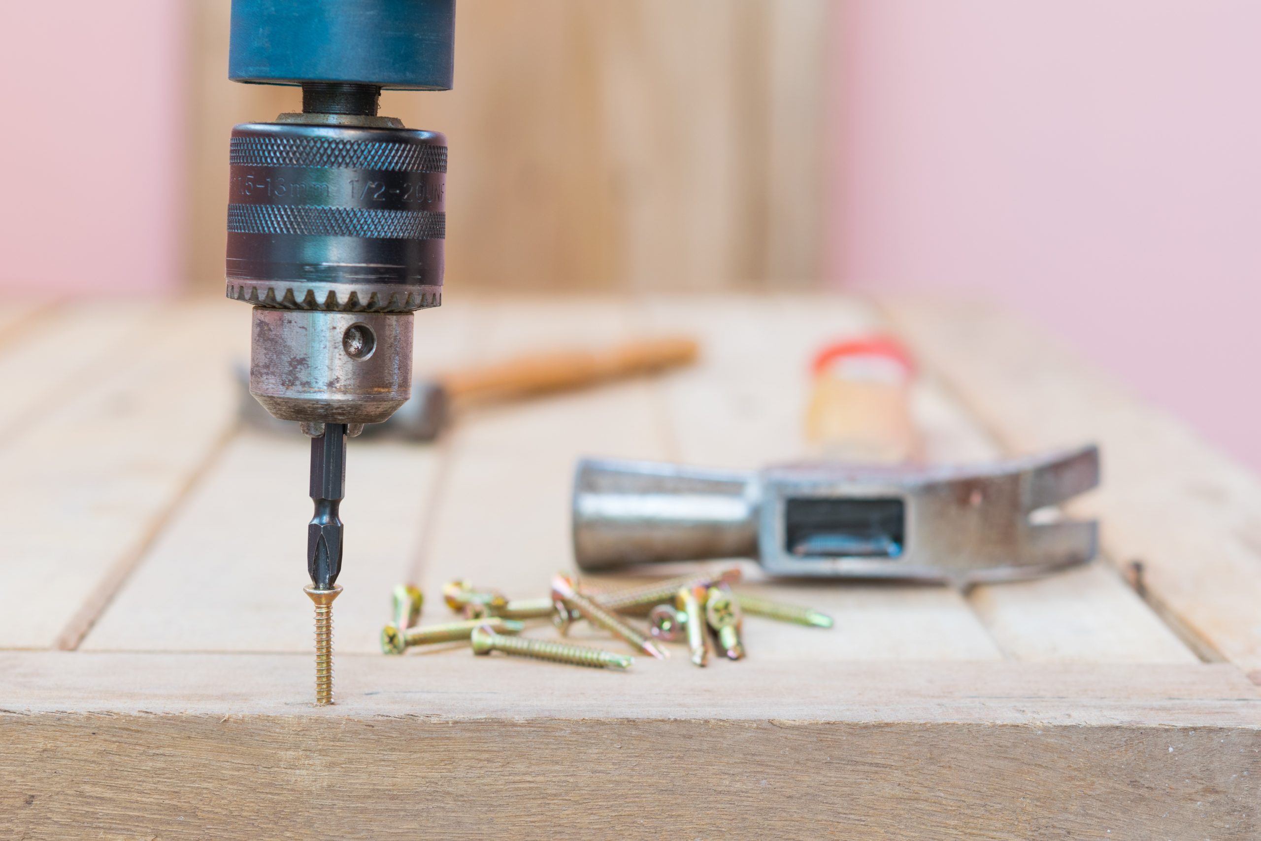 screw was tightened by electric drill