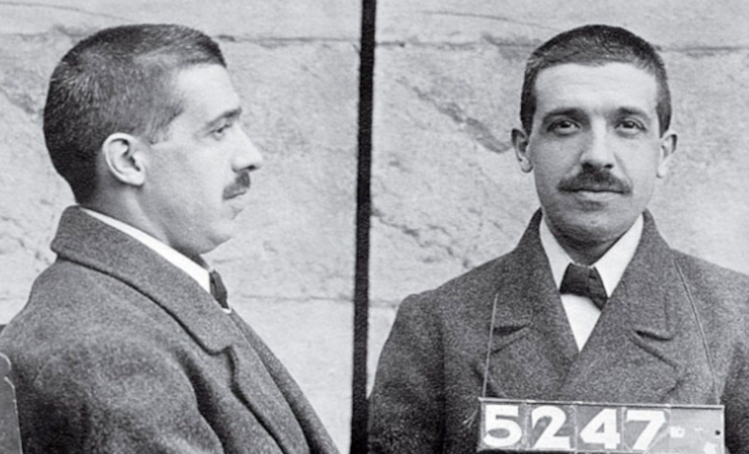 Mandatory Credit: Photo by Kypros/Shutterstock (3687381kb) Charles Ponzi Police mugshots