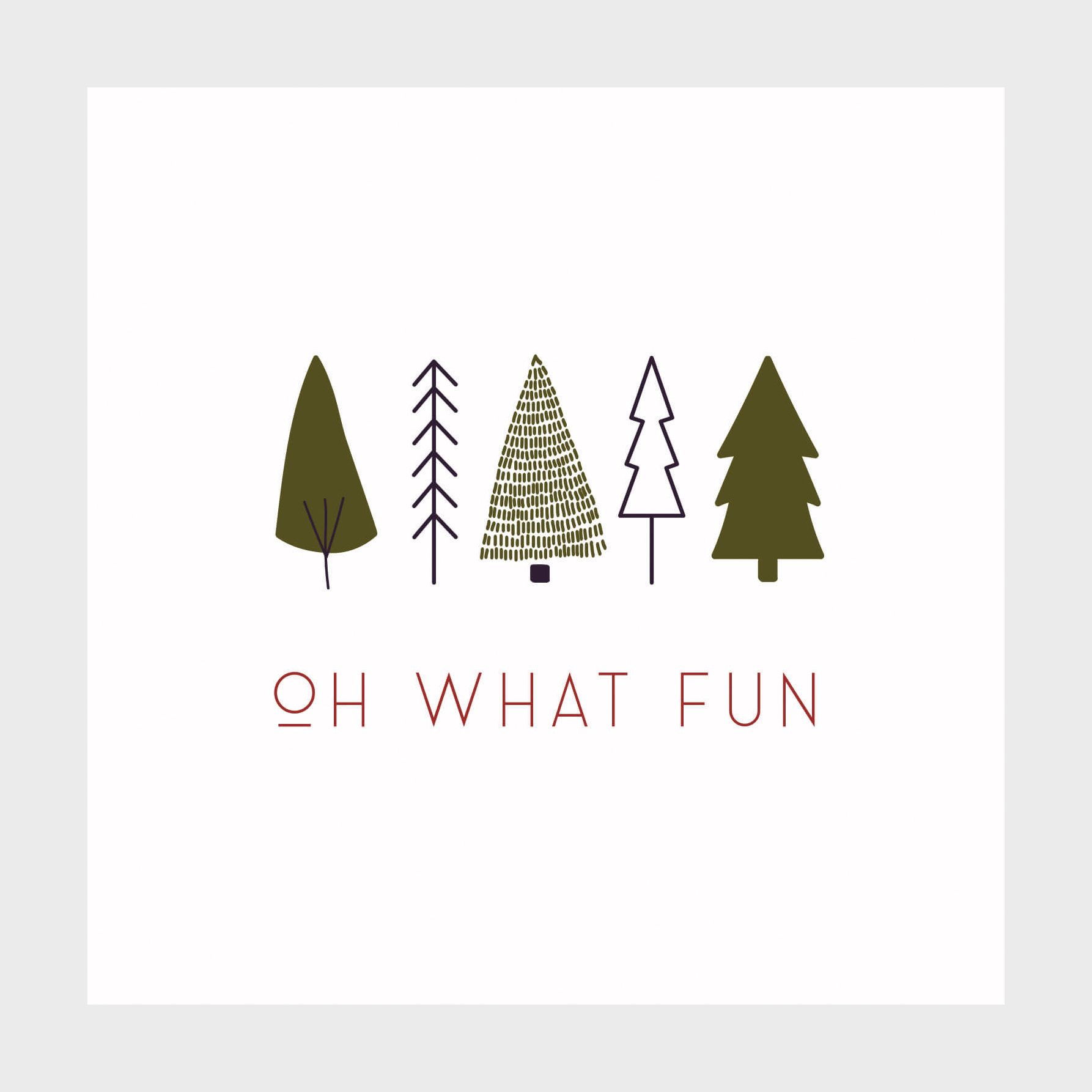Oh What Fun Card
