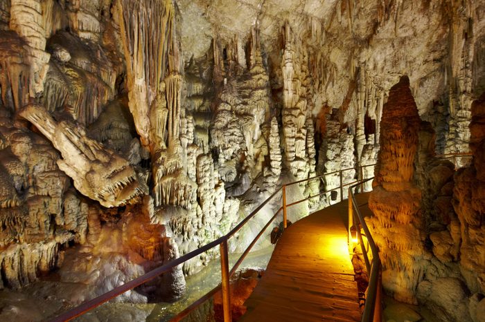 Dikteon cave. birth place of Zeus Crete. Greece