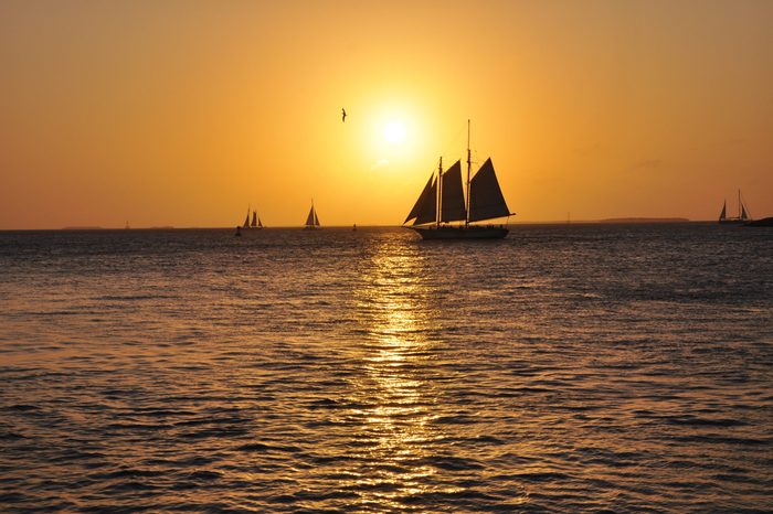 key west pier sunset