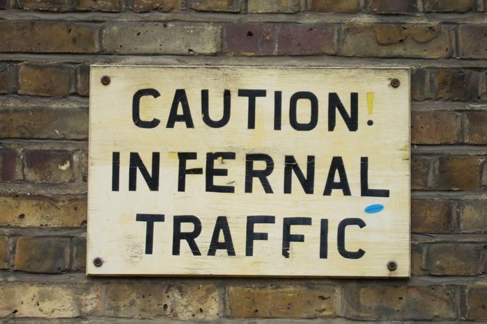 Caution Infernal Traffic