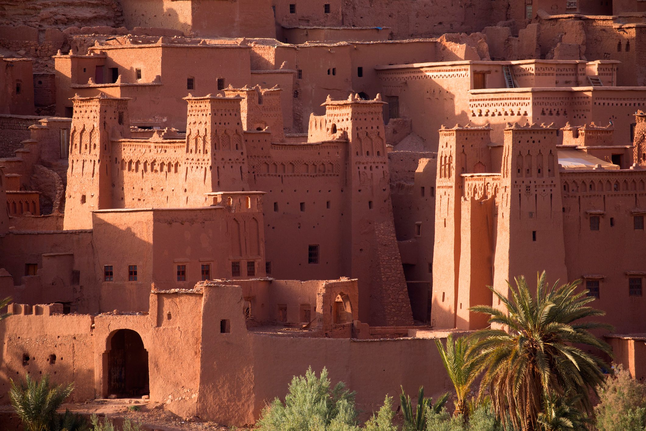 Ancient village set in hill.