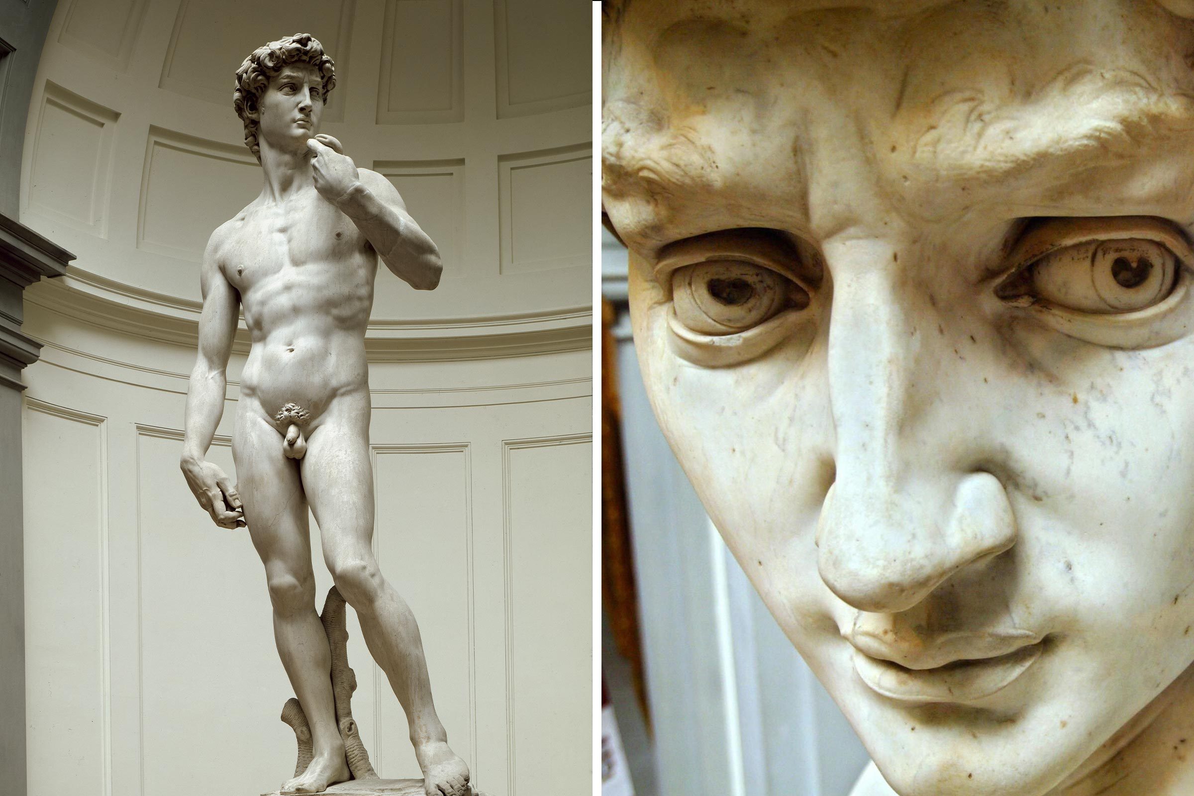 Hidden feature in famous statue
