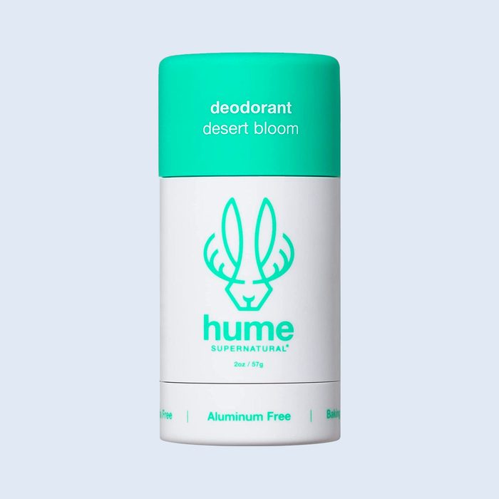 Deodorant stick labeled 