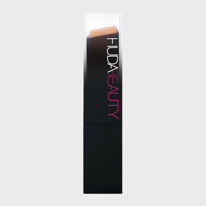 Lipstick stands upright; 