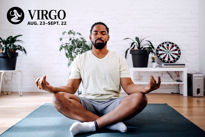 man meditating
