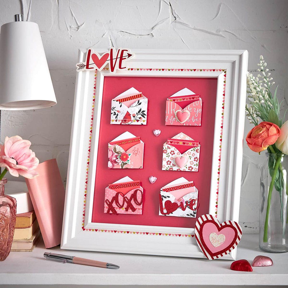 Secret Message Frame Valentine's Day Cards