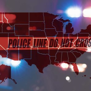 Silhouette of the U.S. map overlaying 