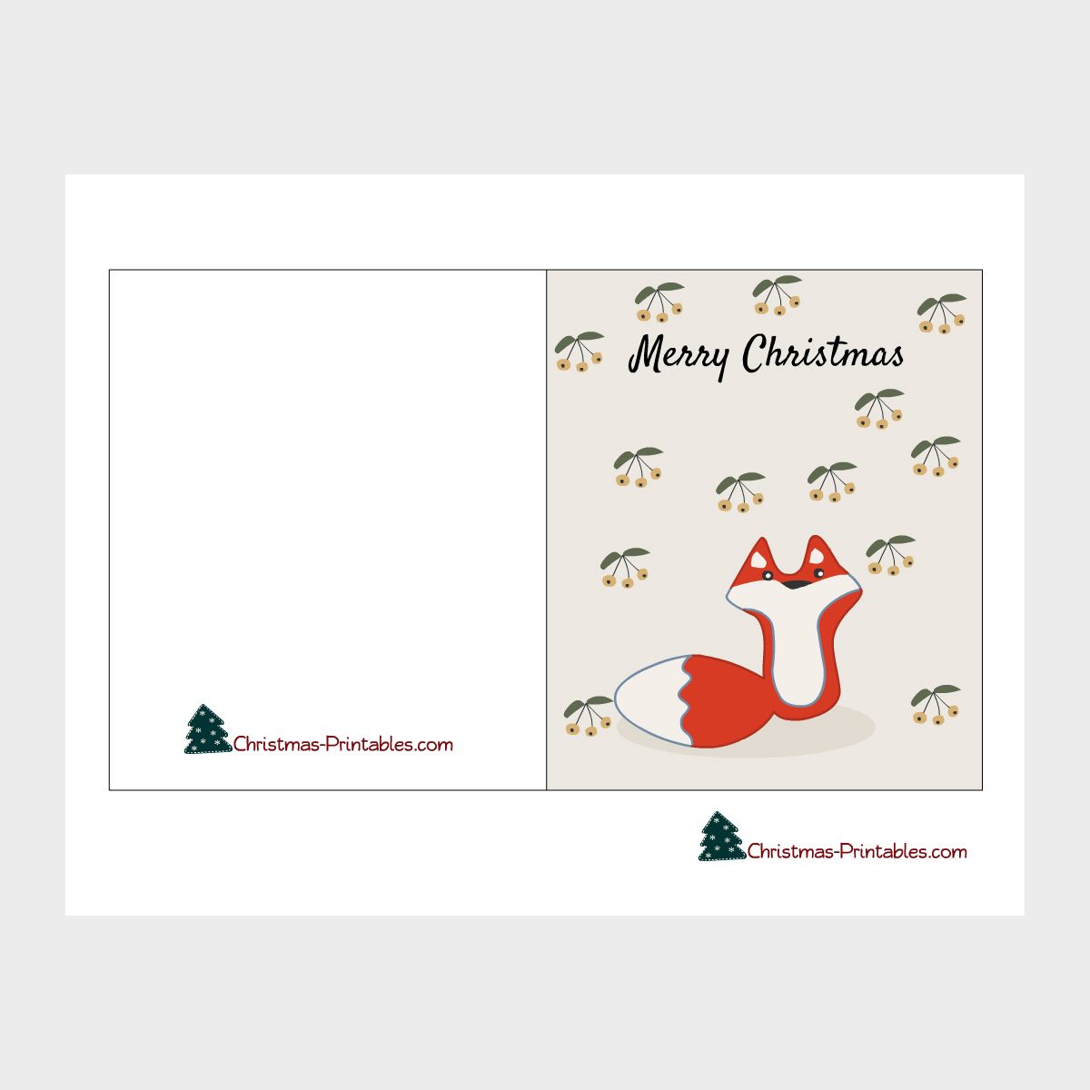 Merry Christmas Fox 