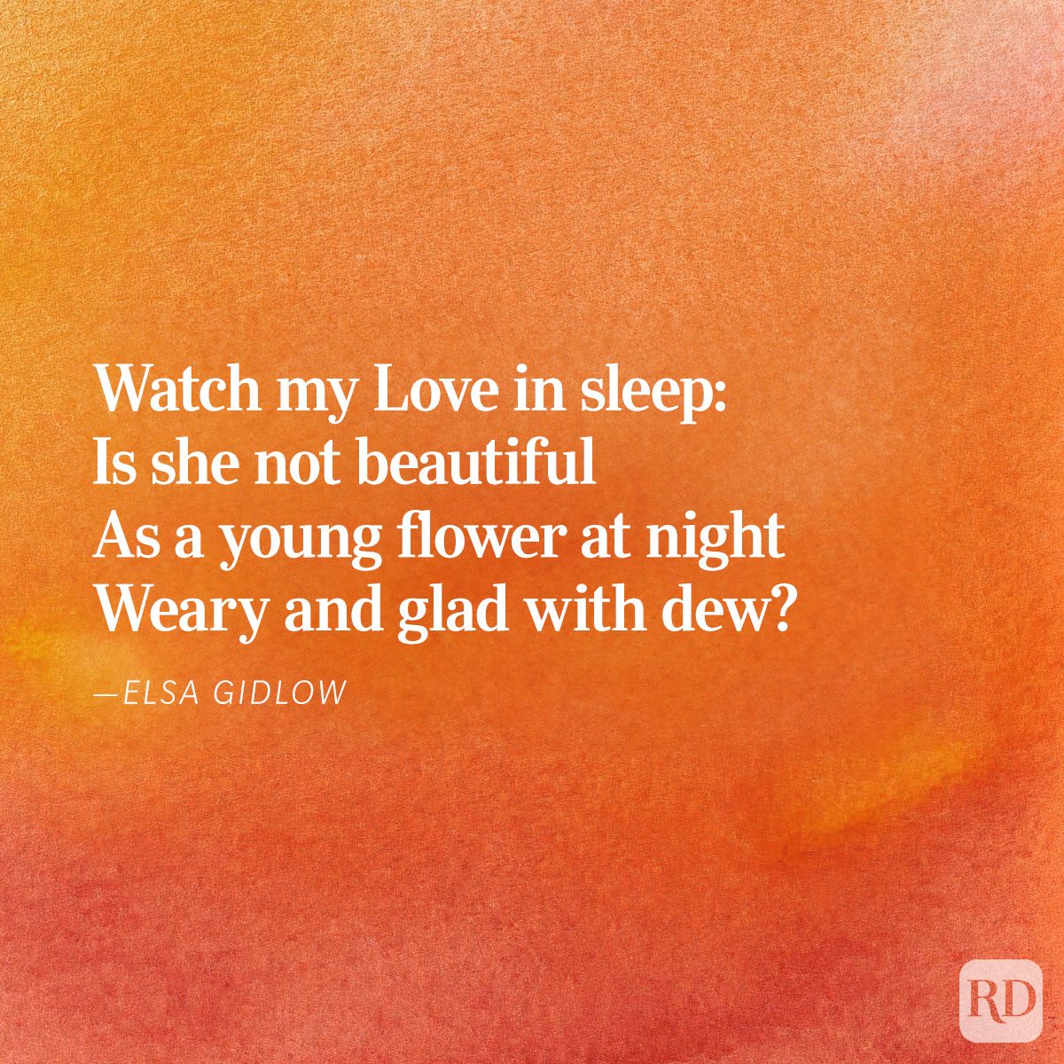 'love Sleep' By Elsa Gidlow
