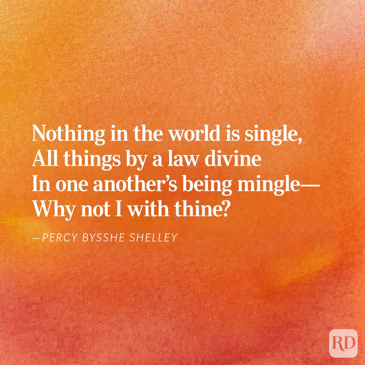 'love's Philosophy' By Percy Bysshe Shelley