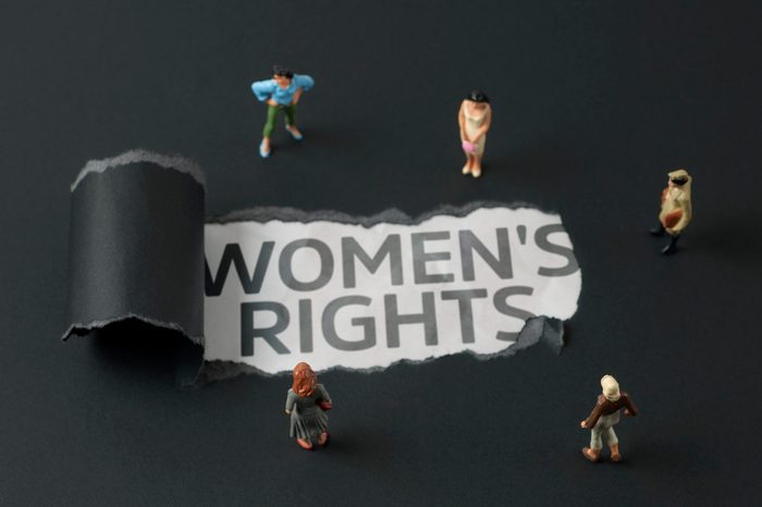 Torn Papers: Women's Rights