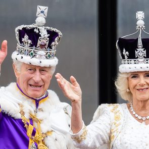 Their Majesties King Charles III And Queen Camilla on Coronation Day
