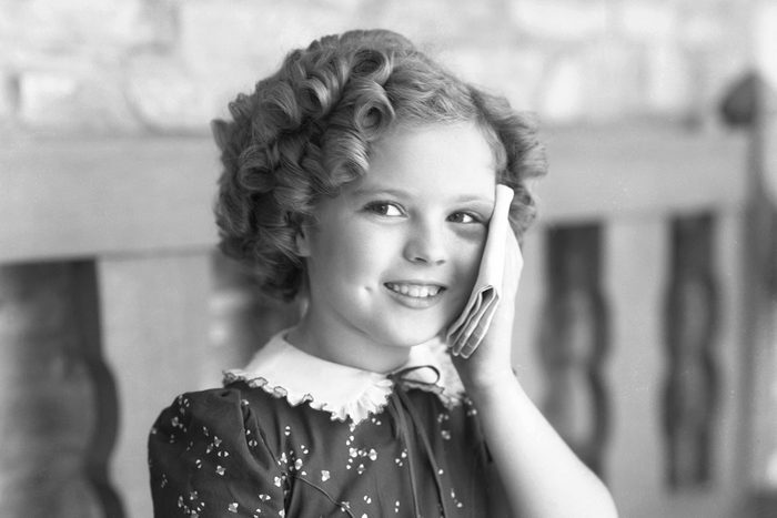 Shirley Temple child actor smiling