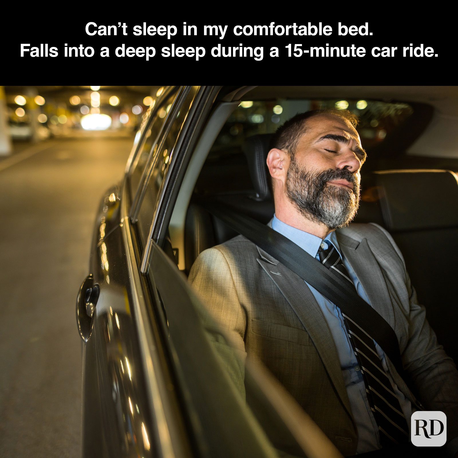 A meme about - Sleeping In The Wrong Place