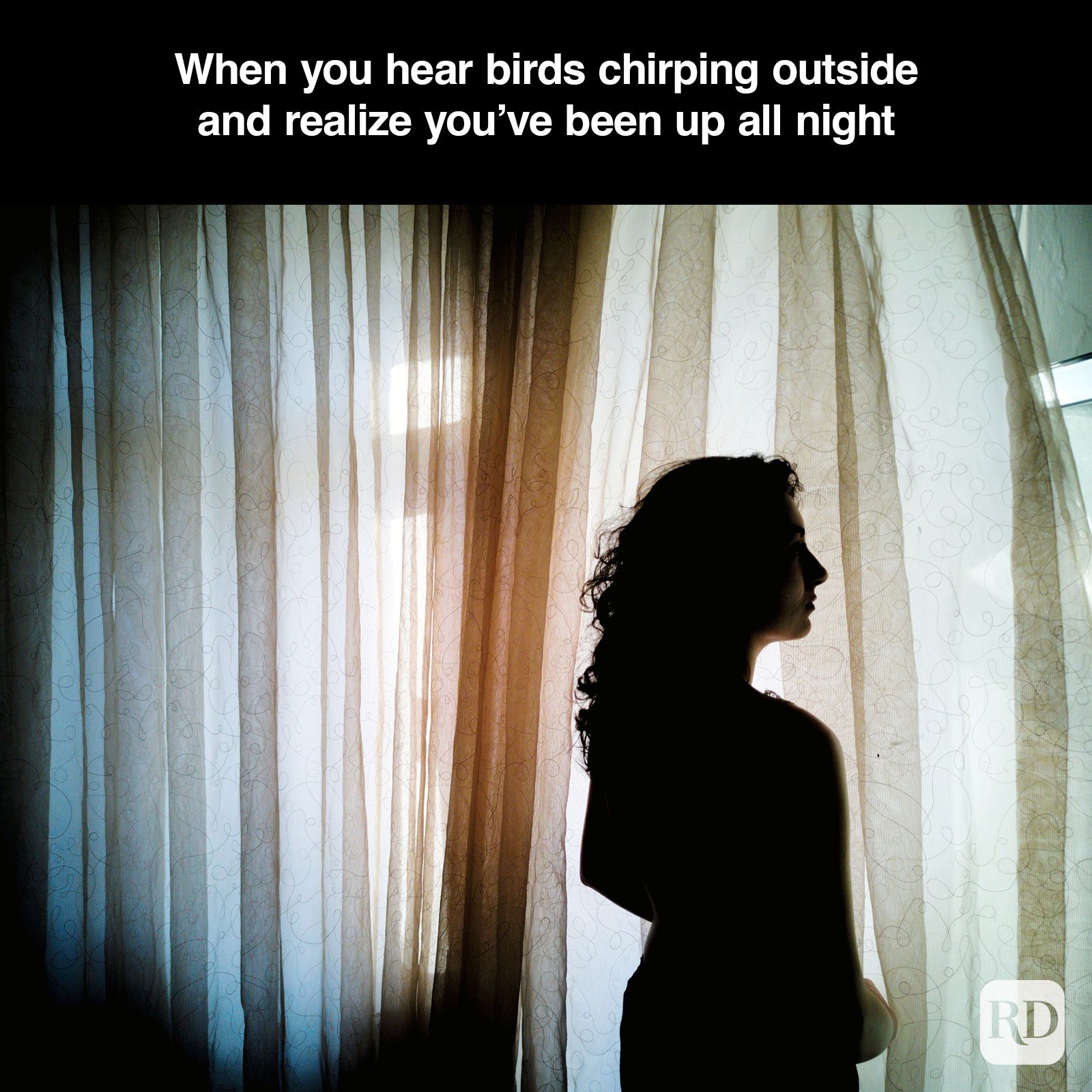 A meme about - When The Birds Start Chirping
